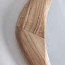 Espejo de madera de teca en color marrón 120 x 134 cm – detalle