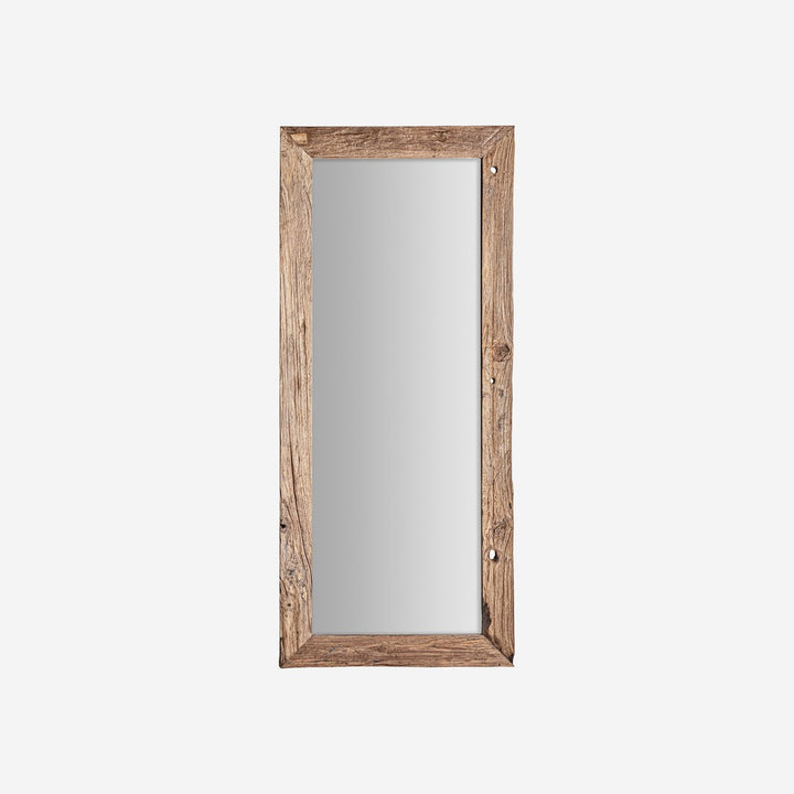 Espejo de madera de teca