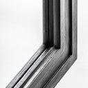 Espejo de MDF en color negro 60 x 130 cm – detalle