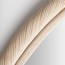 Espejo de ratán en color marrón claro – detalle