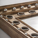 Espejo de resina en color dorado 116 x 212 cm – detalle