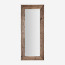 Espejo en color marrón envejecido – 90 x 210 cm / Madera recuperada