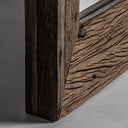 Espejo en color marrón envejecido – 90 x 210 cm / Madera recuperada – detalle