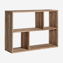 Estante modular de madera de teca reciclada en color marrón