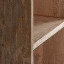 Estantería de madera de mango – Marrón claro – detalle