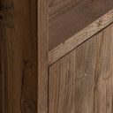 Estantería de madera de teca en color marrón – detalle