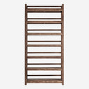 Estantería de madera recuperada en color marrón 122 x 61 x 254 cm