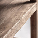 Estantería de madera recuperada en color marrón 122 x 61 x 254 cm – detalle