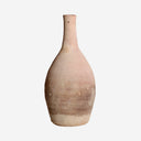 Jarrón de arcilla en tonos marrones 24 x 53 cm