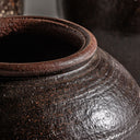 Jarrón de cerámica en tonos marrones 36 x 45 cm – detalle