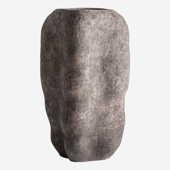 Jarrón de fibrocemento en color gris 44 x 92 cm
