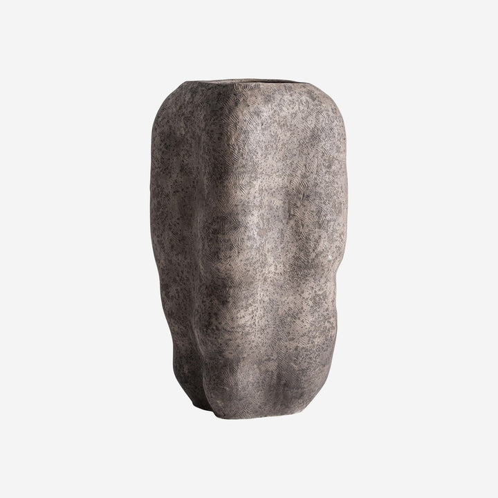 Jarrón de fibrocemento en color gris 44 x 92 cm