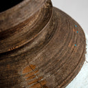 Jarrón de madera recuperada en tonos marrones 20 x 30 cm (pack de 4) – detalle