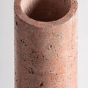 Jarrón de mármol en color rosa palo 10 x 36 cm – detalle