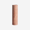 Jarrón de mármol en color rosa palo 10 x 36 cm