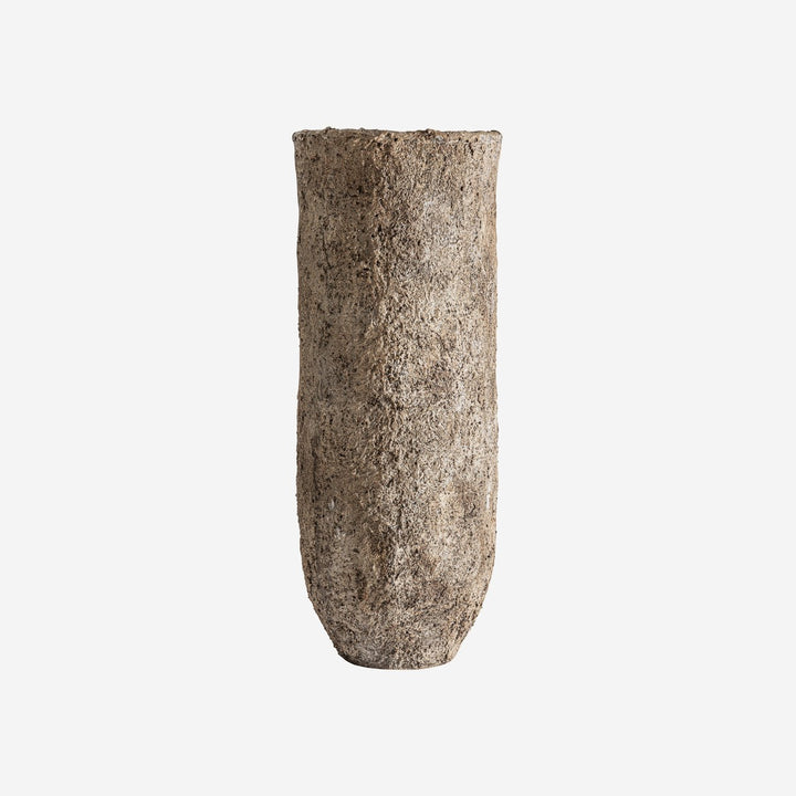 Jarrón de terracota en color gris 50 x 140 cm