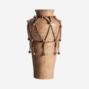 Jarrón de terracota en tonos marrones 30 x 56 cm
