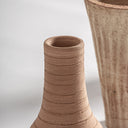 Jarrón de terracota en tonos marrones (juego de 3) – detalle