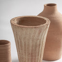 Jarrón de terracota en tonos marrones (juego de 3) – detalle