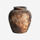 Jarrón de terracota multicolor 25 x 27 cm