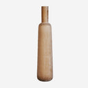 Jarrón de vidrio en color arena 11 x 50 cm
