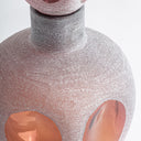 Jarrón de vidrio en color rosa 21 x 43 cm – detalle