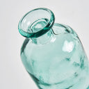 Jarrón de vidrio transparente 10 x 28 cm – detalle