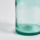 Jarrón de vidrio transparente 10 x 28 cm – detalle