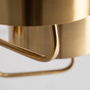 Lámpara colgante de acero en color dorado – detalle