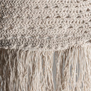 Lámpara colgante de algodón en color blanco 42 x 130 cm – detalle
