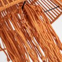Lámpara colgante de algodón en color naranja – detalle