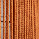 Lámpara colgante de algodón en color naranja – detalle