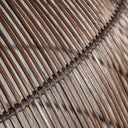 Lámpara colgante de bambú en color marrón – detalle