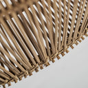 Lámpara colgante de bambú en color marrón claro – detalle