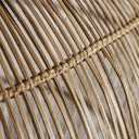 Lámpara colgante de bambú en color marrón claro – detalle