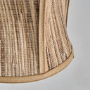 Lámpara colgante de fibra natural – Beige / 44 x 36 x 150 cm – detalle