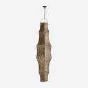 Lámpara colgante de fibra natural – Beige / 50 x 50 x 200 cm