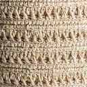 Lámpara colgante de fibra natural en color crema (juego de 3) – detalle