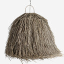 Lámpara colgante de fibra natural en color marrón 103 x 93 cm