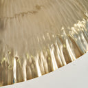 Lámpara colgante de hierro en color dorado 95 x 25 cm – detalle
