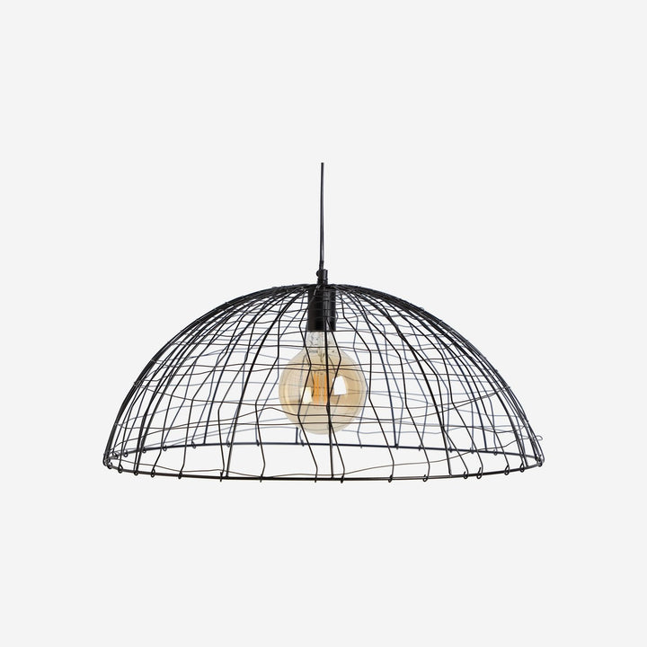 Lámpara colgante de latón en color negro