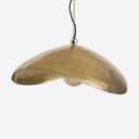 Lámpara colgante de líneas contemporáneas – Dorado / 72 x 48 x 28 cm / Hierro