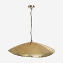 Lámpara colgante de líneas contemporáneas – Dorado / 72 x 48 x 28 cm / Hierro