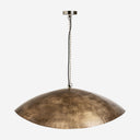 Lámpara colgante de líneas contemporáneas – Dorado / 99 x 78 x 35 cm / Hierro