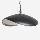 Lámpara colgante de líneas contemporáneas – Negro / 74 x 53 x 24 cm / Hierro
