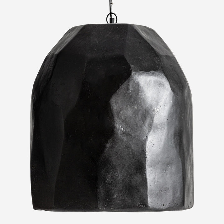 Lámpara colgante de poliestireno en color negro – 50 x 50 x 58 cm