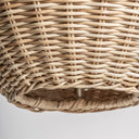 Lámpara colgante de ratán en color marrón 60 x 33 cm – detalle