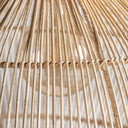 Lámpara colgante de ratán en color marrón 60 x 93 cm – detalle