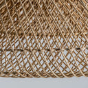 Lámpara colgante de ratán en color marrón 77 x 57 cm – detalle
