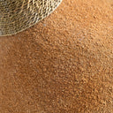 Lámpara colgante de resina en color terracota – detalle